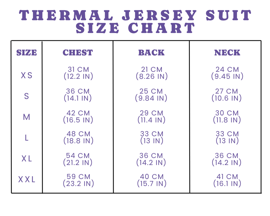 Thermal Jersey Four-Leg Dog Suit
