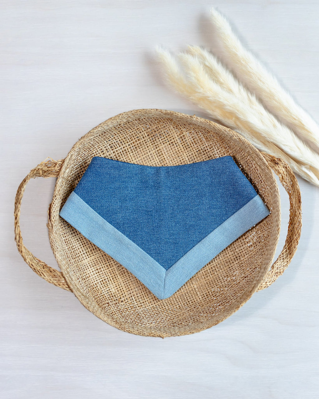Denim Daydream | Snap-On Bandana