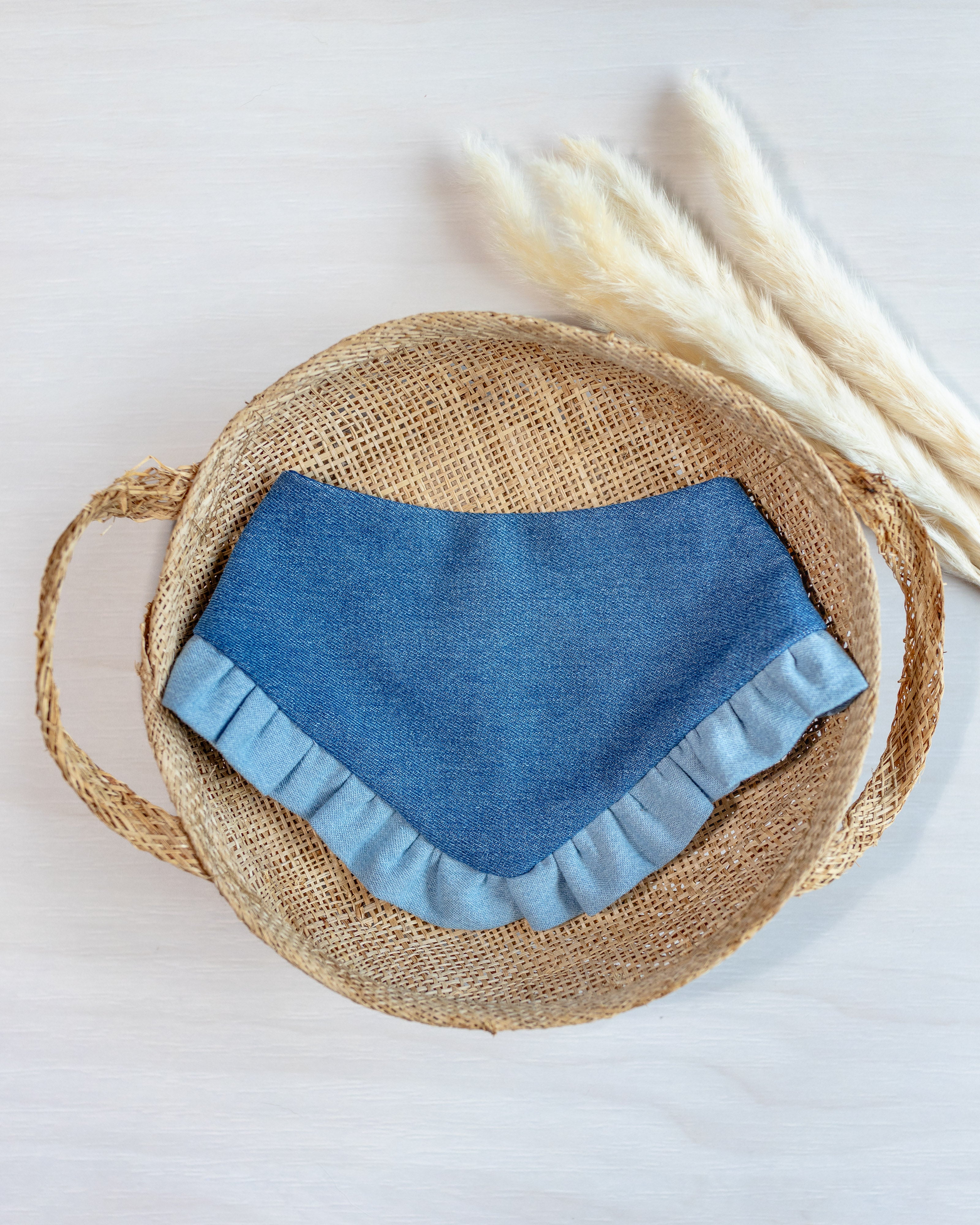 Denim Daydream | Snap-On Bandana