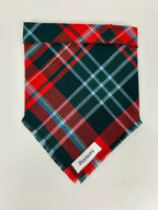 New Brunswick Tartan | Frayed Snap-On Bandana