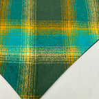 Lagoon Plaid | Snap-On Bandana
