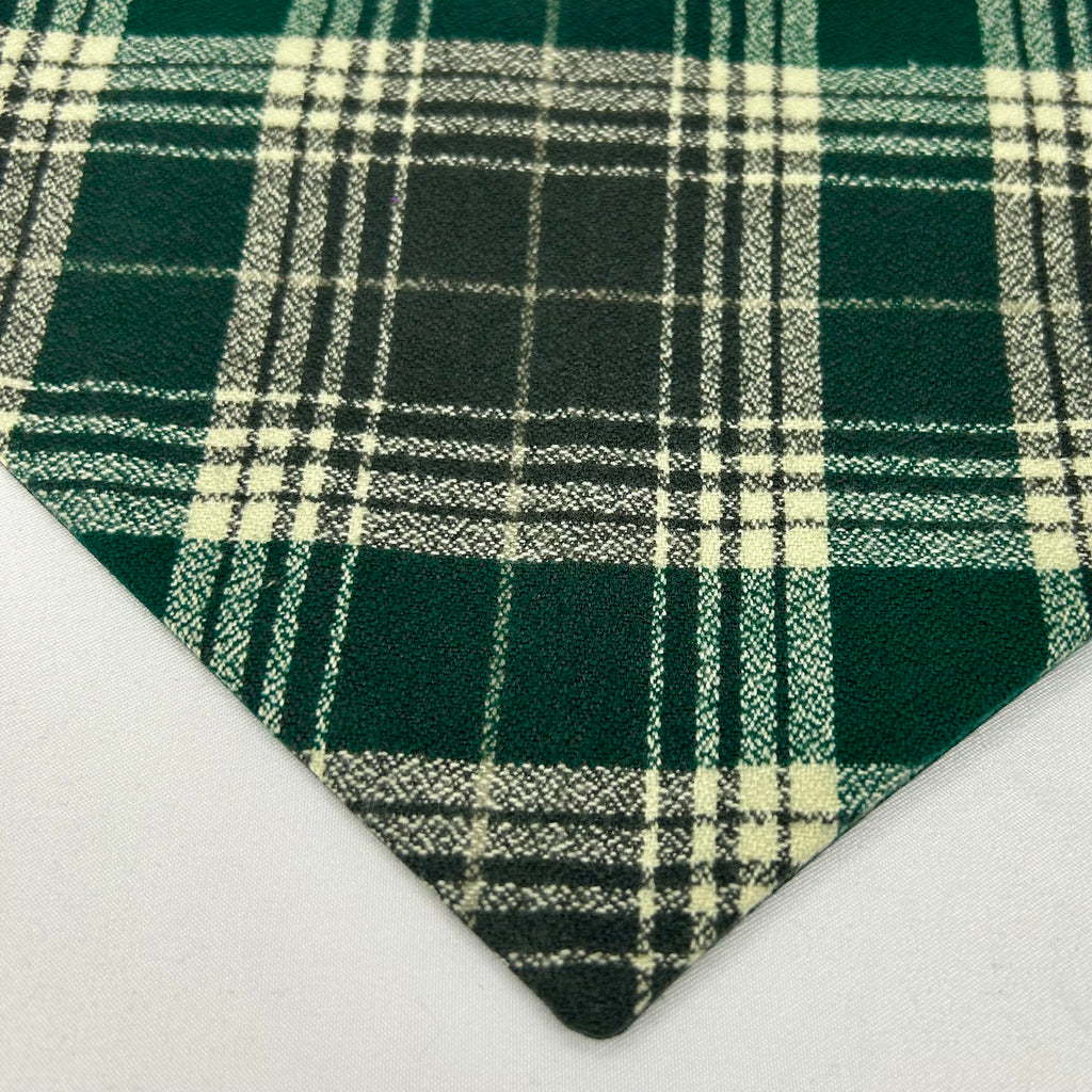 Evergreen Plaid | Snap-On Bandana