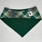 Evergreen Plaid | Snap-On Bandana