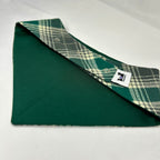 Evergreen Plaid | Snap-On Bandana