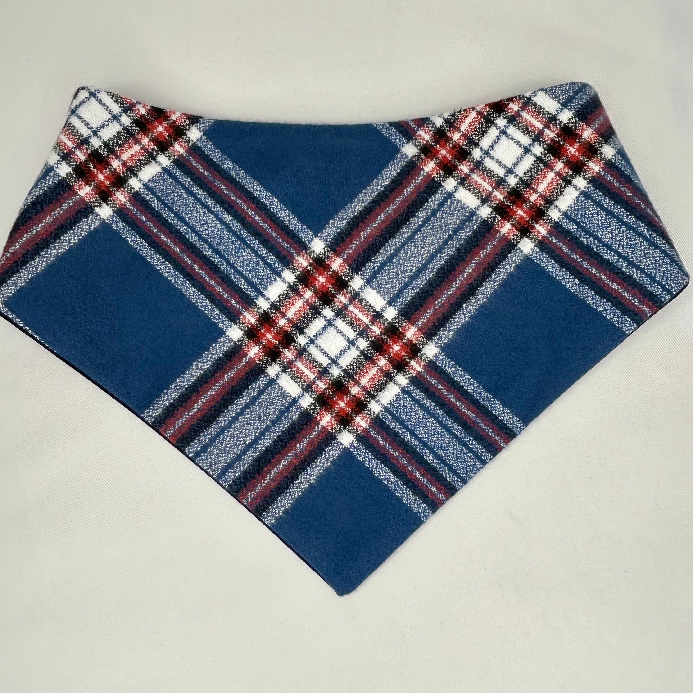 Harbour Plaid | Snap-On Bandana