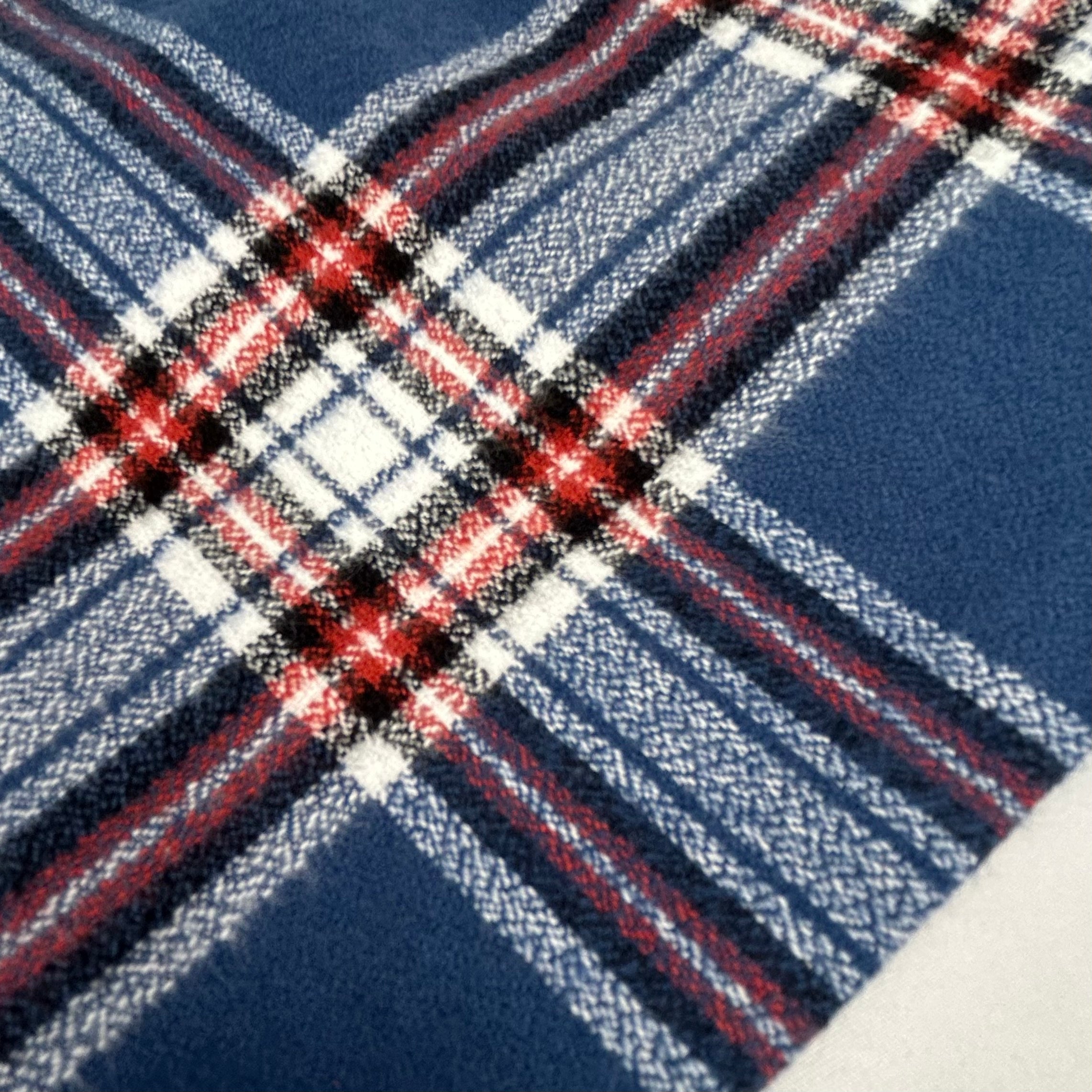 Harbour Plaid | Snap-On Bandana