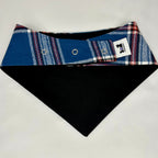 Harbour Plaid | Snap-On Bandana