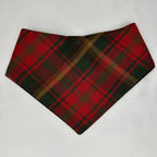 Canadian Maple Leaf Tartan | Snap-On Bandana