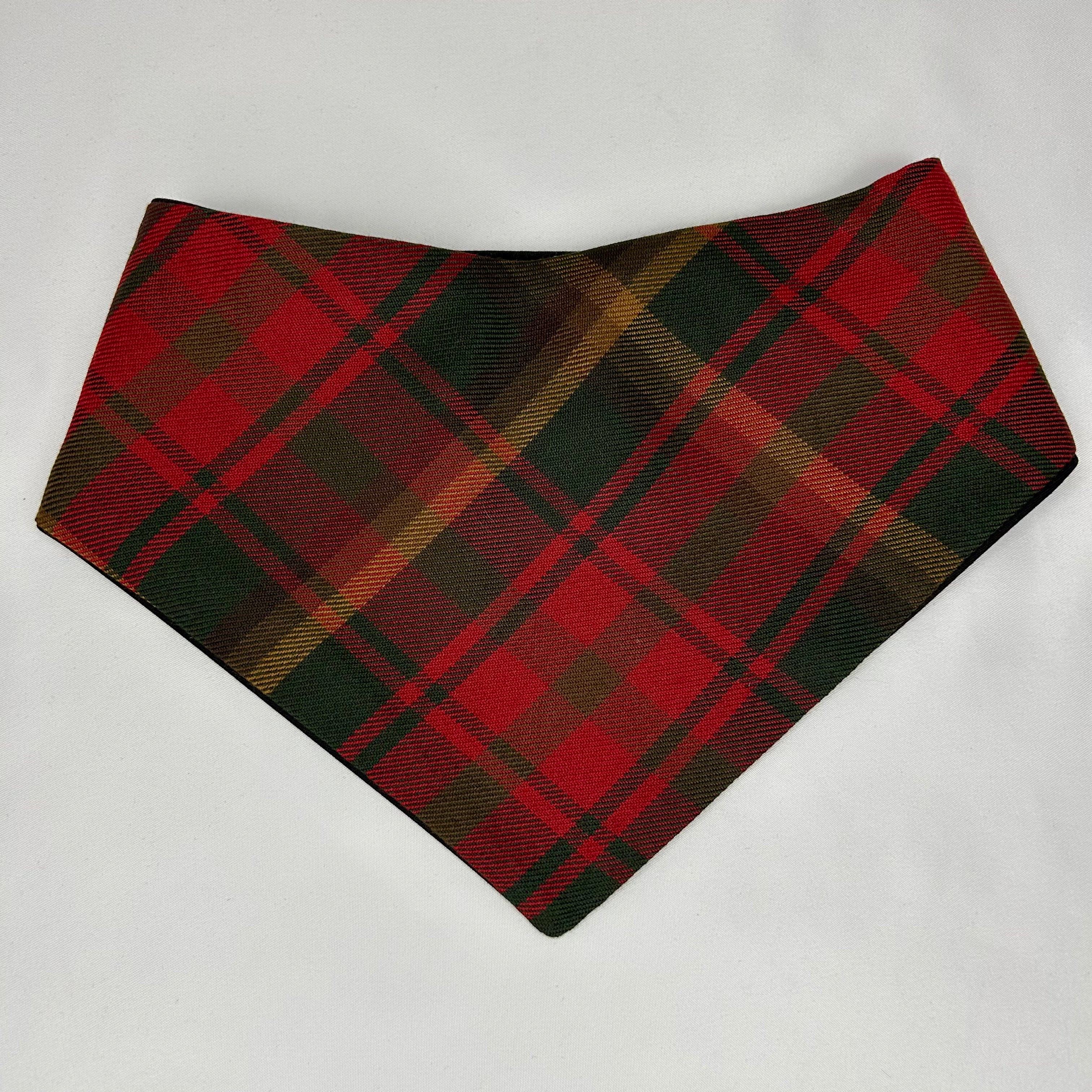 Canadian Maple Leaf Tartan | Snap-On Bandana