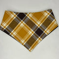 Prairie Gold Plaid | Snap-On Bandana