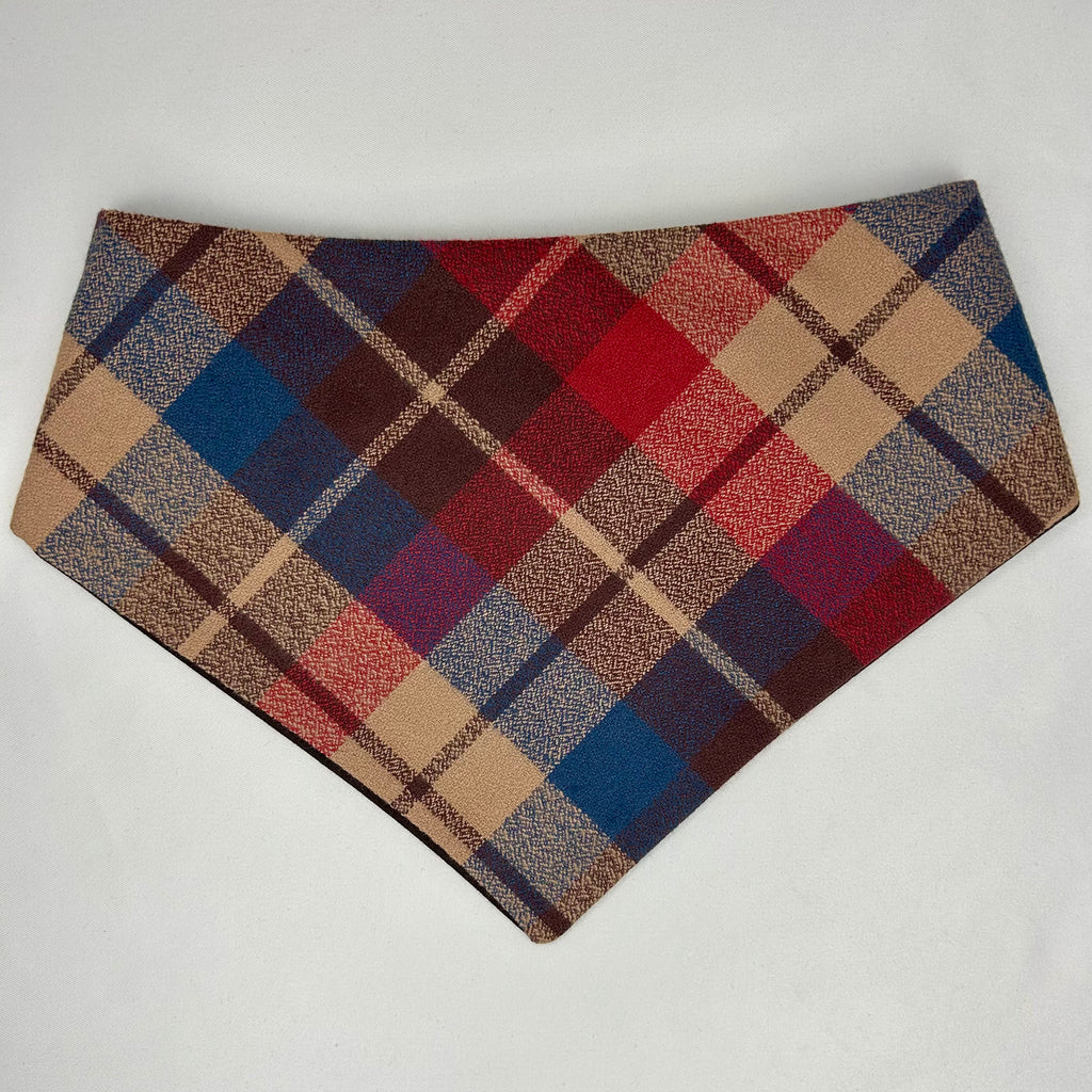 Maple Lodge Plaid | Snap-On Bandana