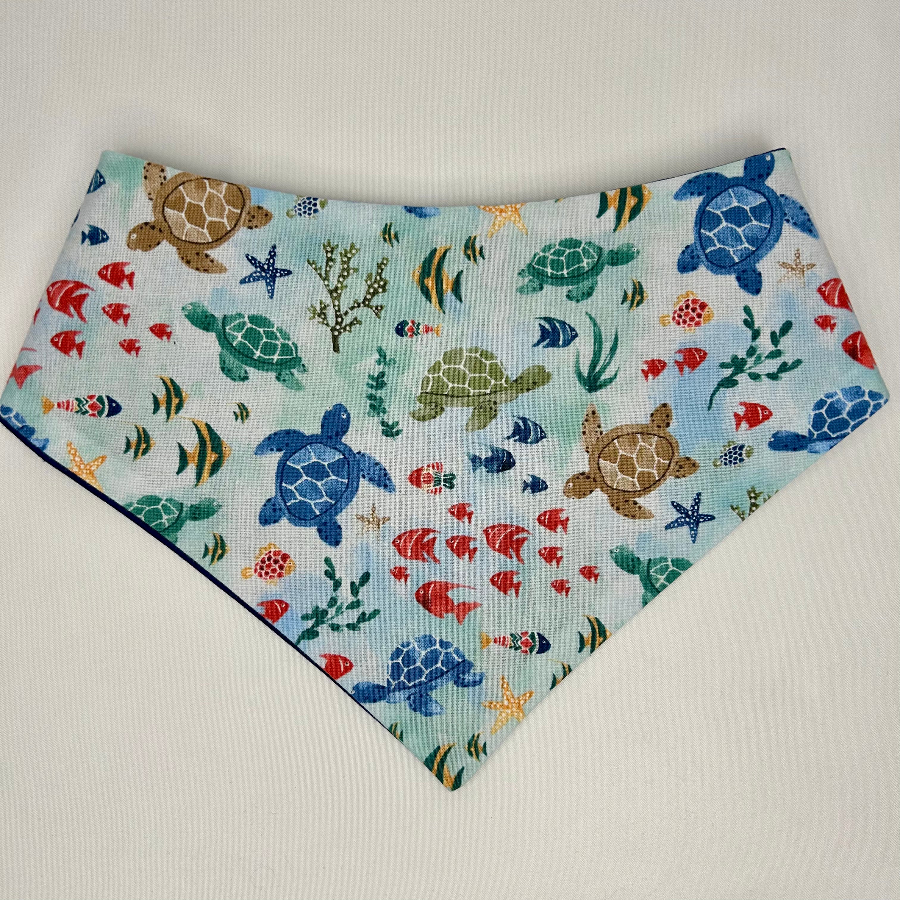 Under the Sea | Cotton Snap-On Bandana