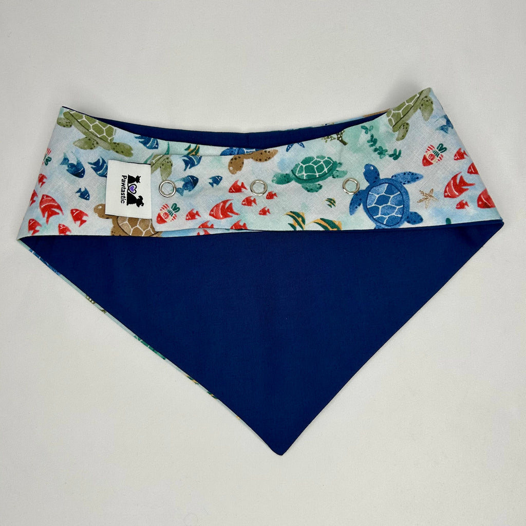 Under the Sea | Cotton Snap-On Bandana