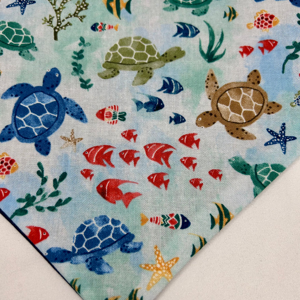 Under the Sea | Cotton Snap-On Bandana