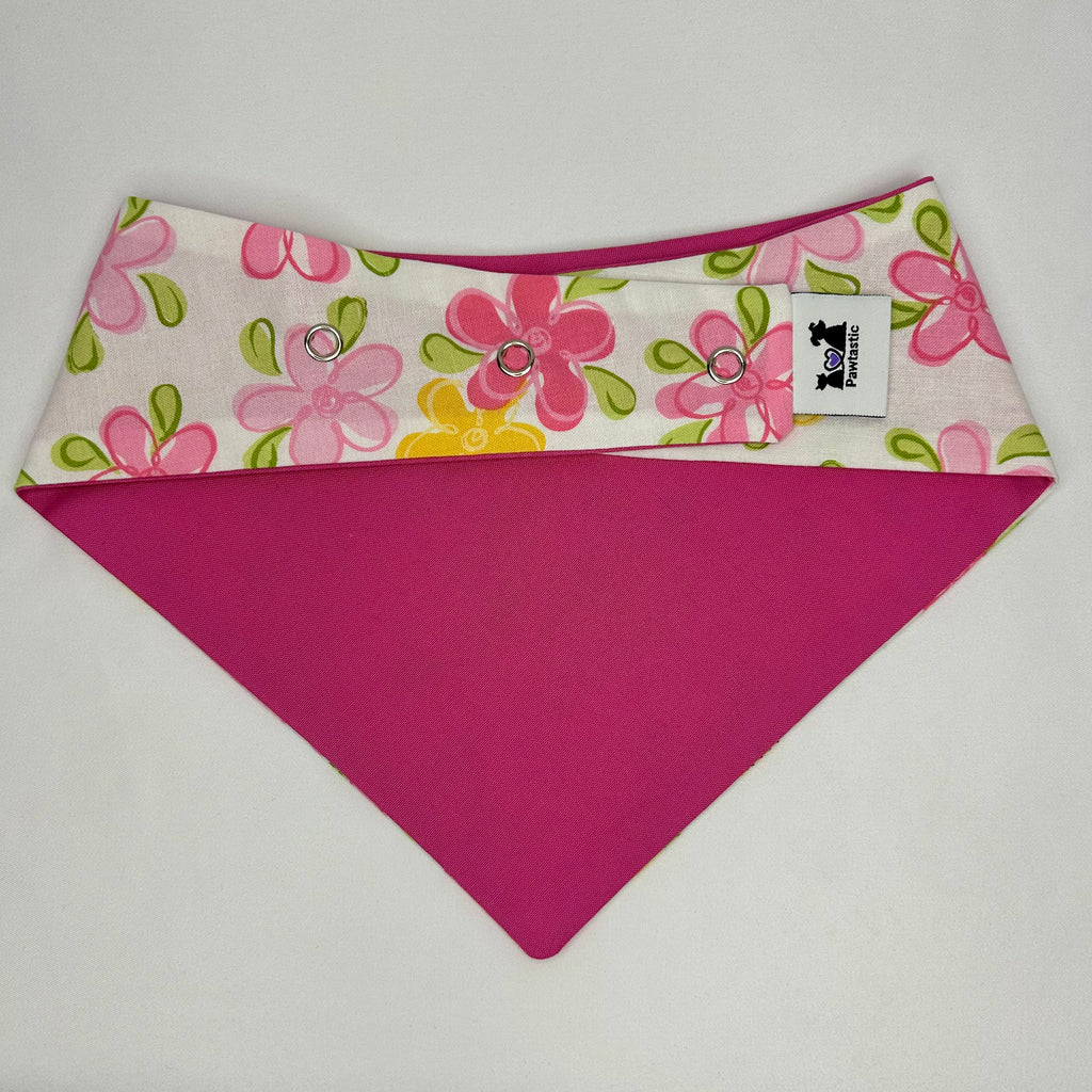 Pretty in Petals | Cotton Snap-On Bandana
