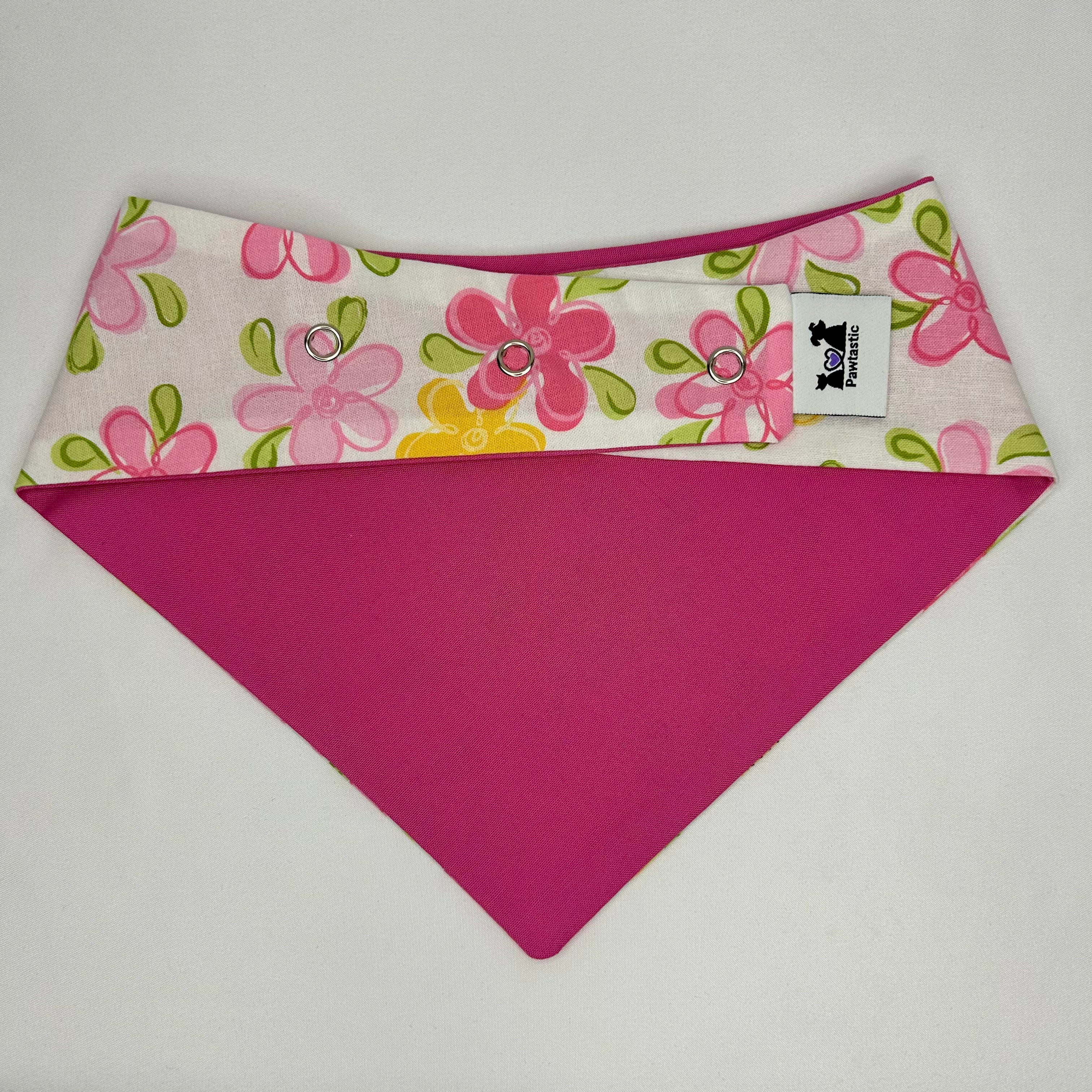 Pretty in Petals | Cotton Snap-On Bandana