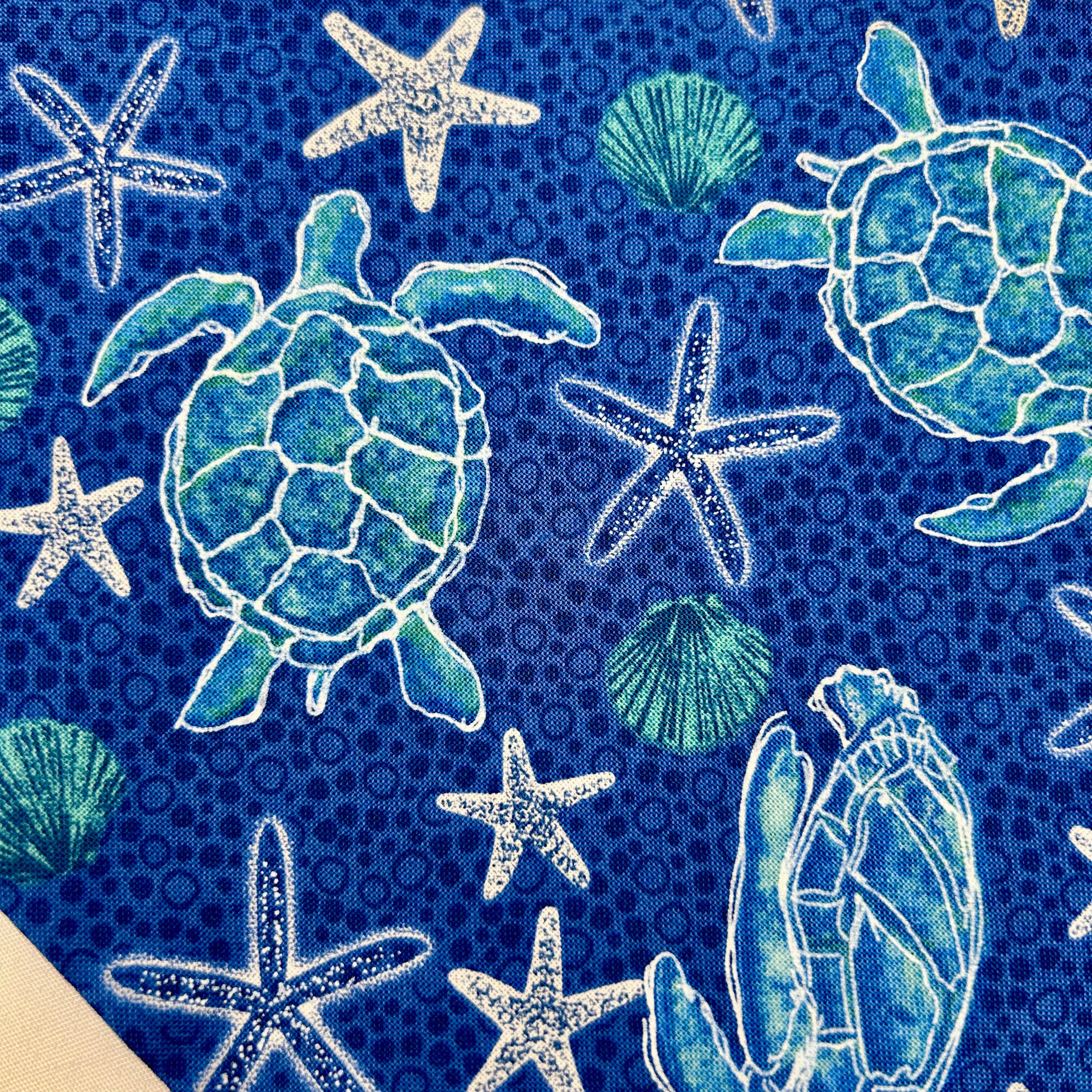 Turtle Bay | Cotton Snap-On Bandana
