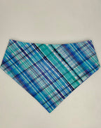 Beaches Plaid | Snap-On Bandana