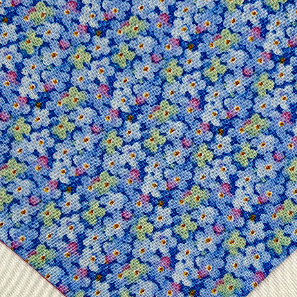 Blueberry Bliss | Cotton Snap-On Bandana