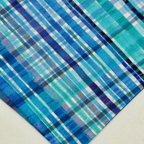 Beaches Plaid | Snap-On Bandana