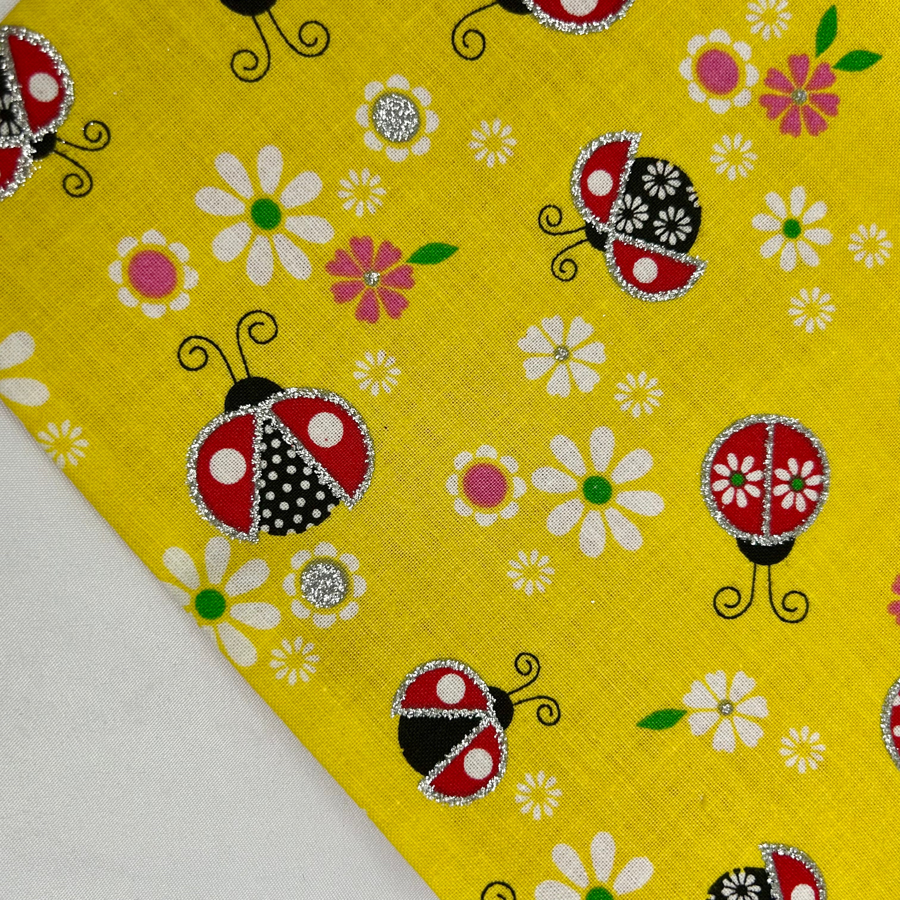 Lucky Little Ladybug | Cotton Snap-On Bandana