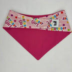 Birthday Girl Cotton Snap-On Bandana