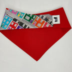 Jelly Bean Row Cotton Snap-On Bandana