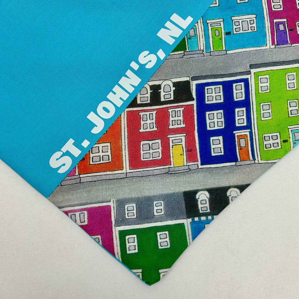 Jelly Bean Row Cotton Snap-On Bandana