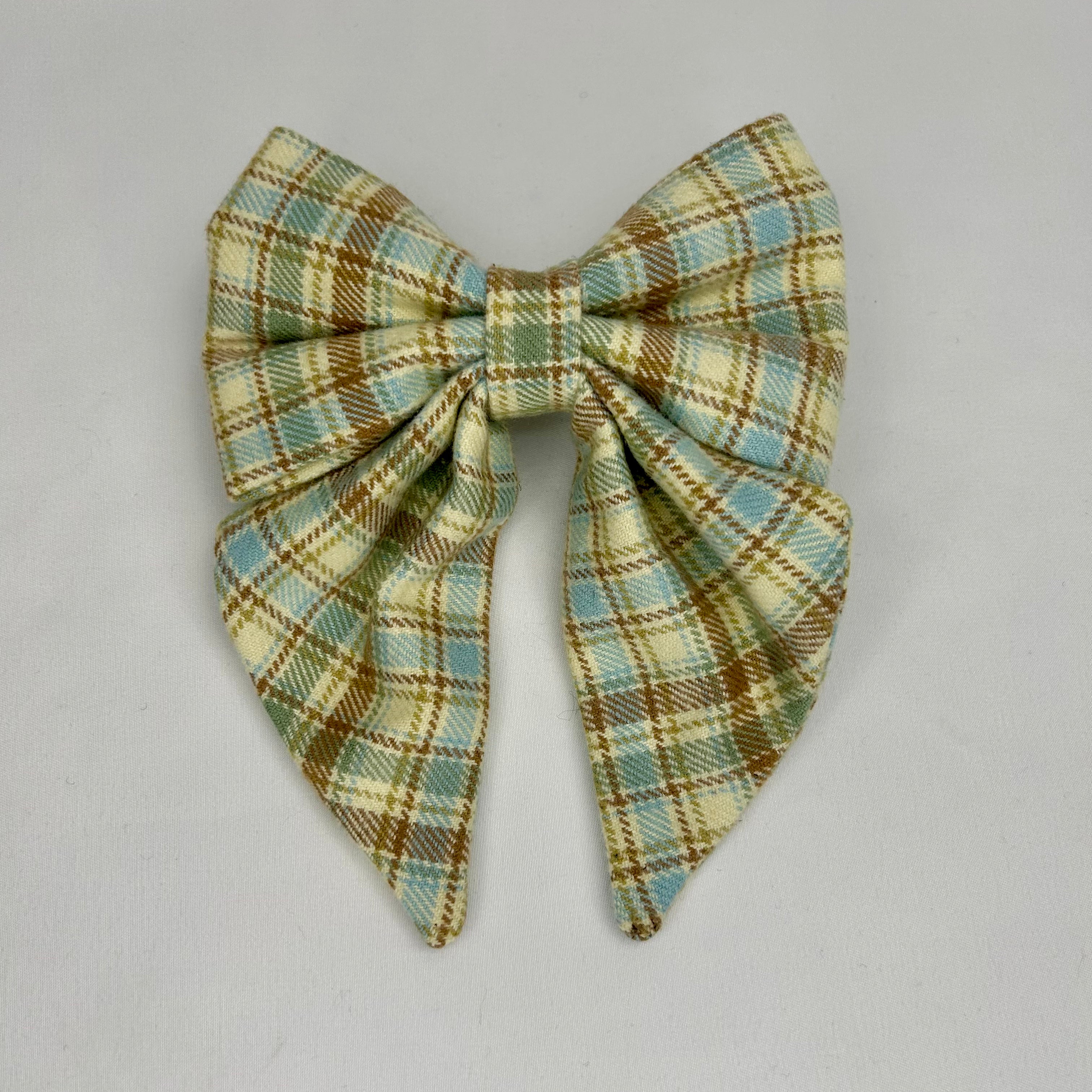 Blue Gingham | Sailor Bow Tie