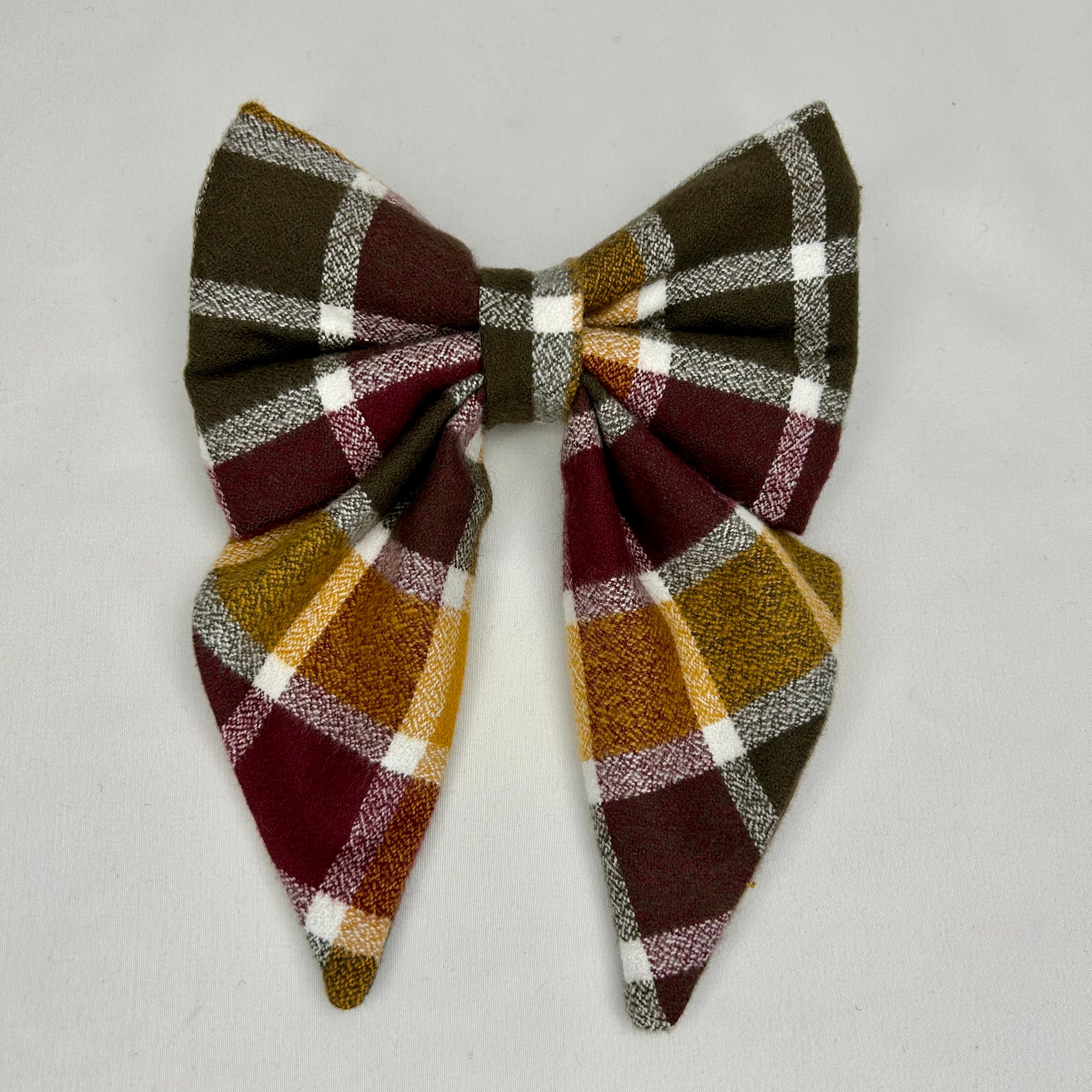 Cider Plaid | Sailor Bow Tie