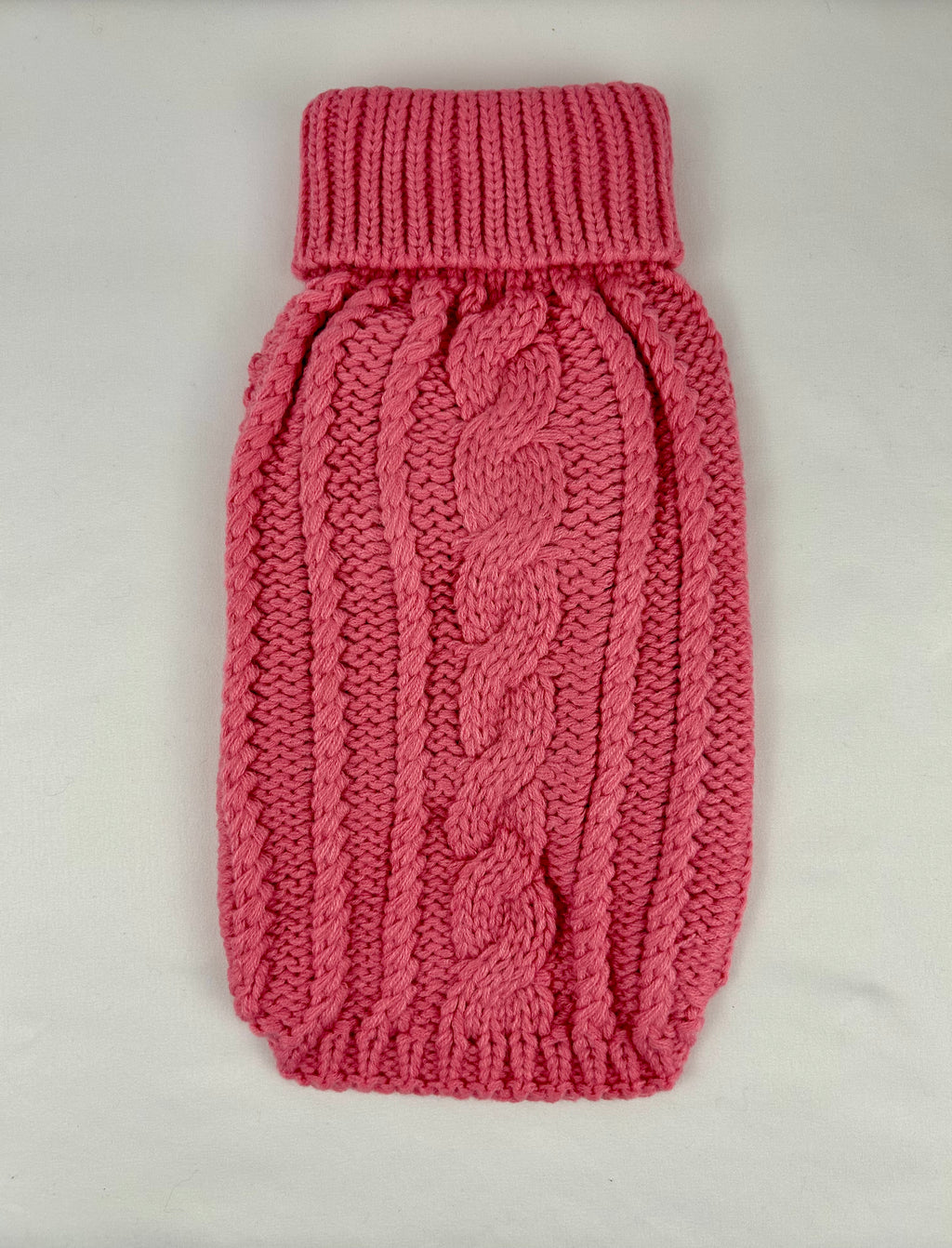 Cable Knit Dog Sweater