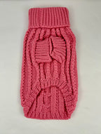 Cable Knit Dog Sweater