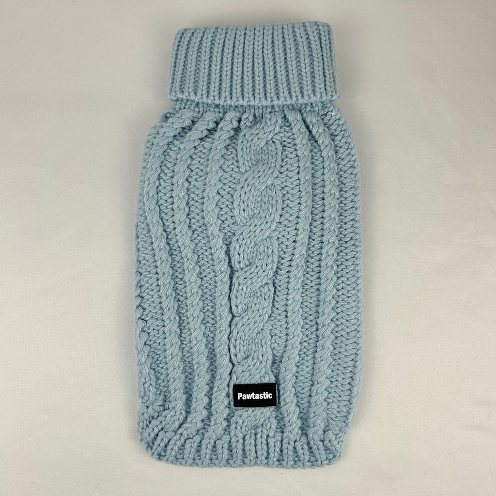 Cable Knit Dog Sweater