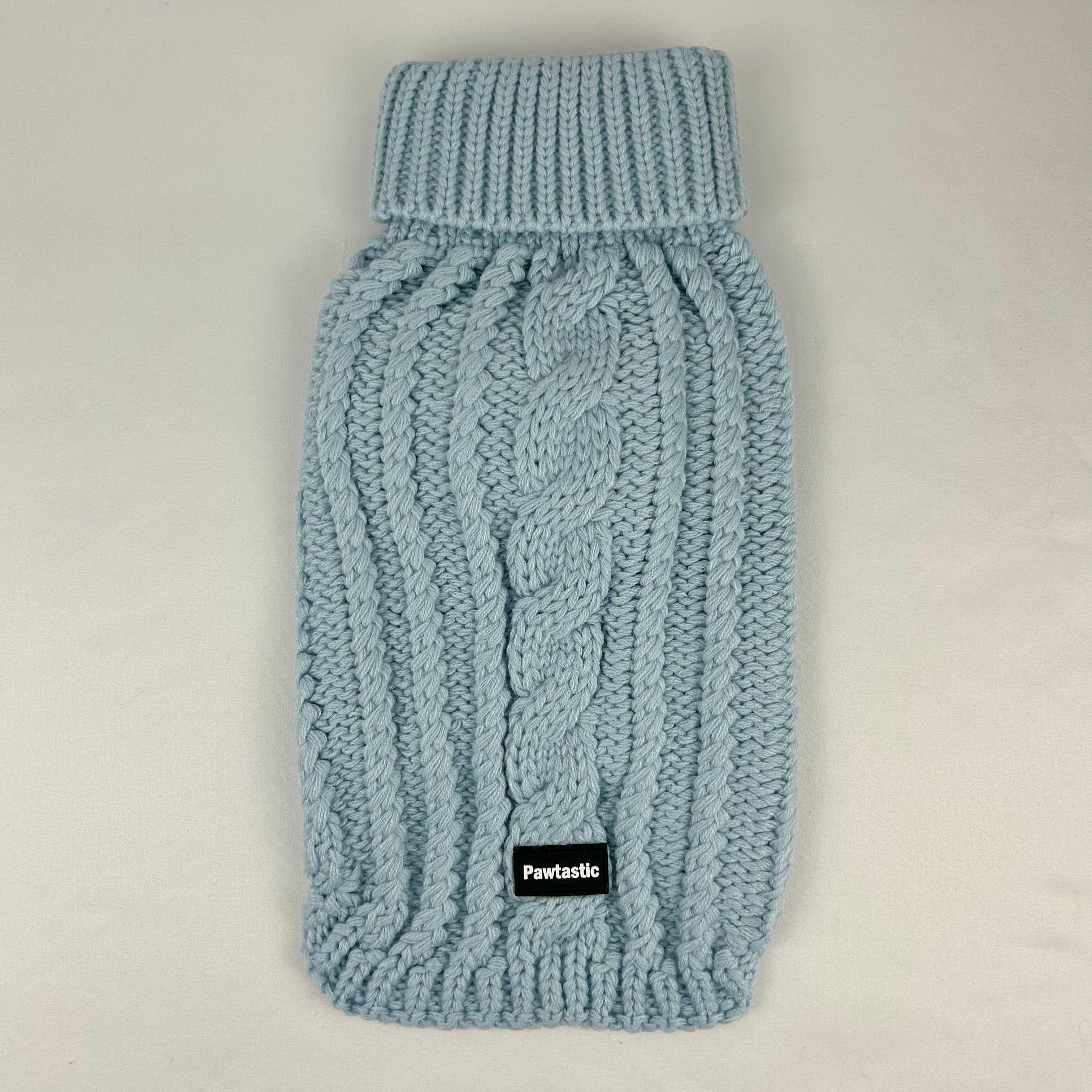 Cable Knit Dog Sweater