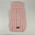 Cable Knit Dog Sweater