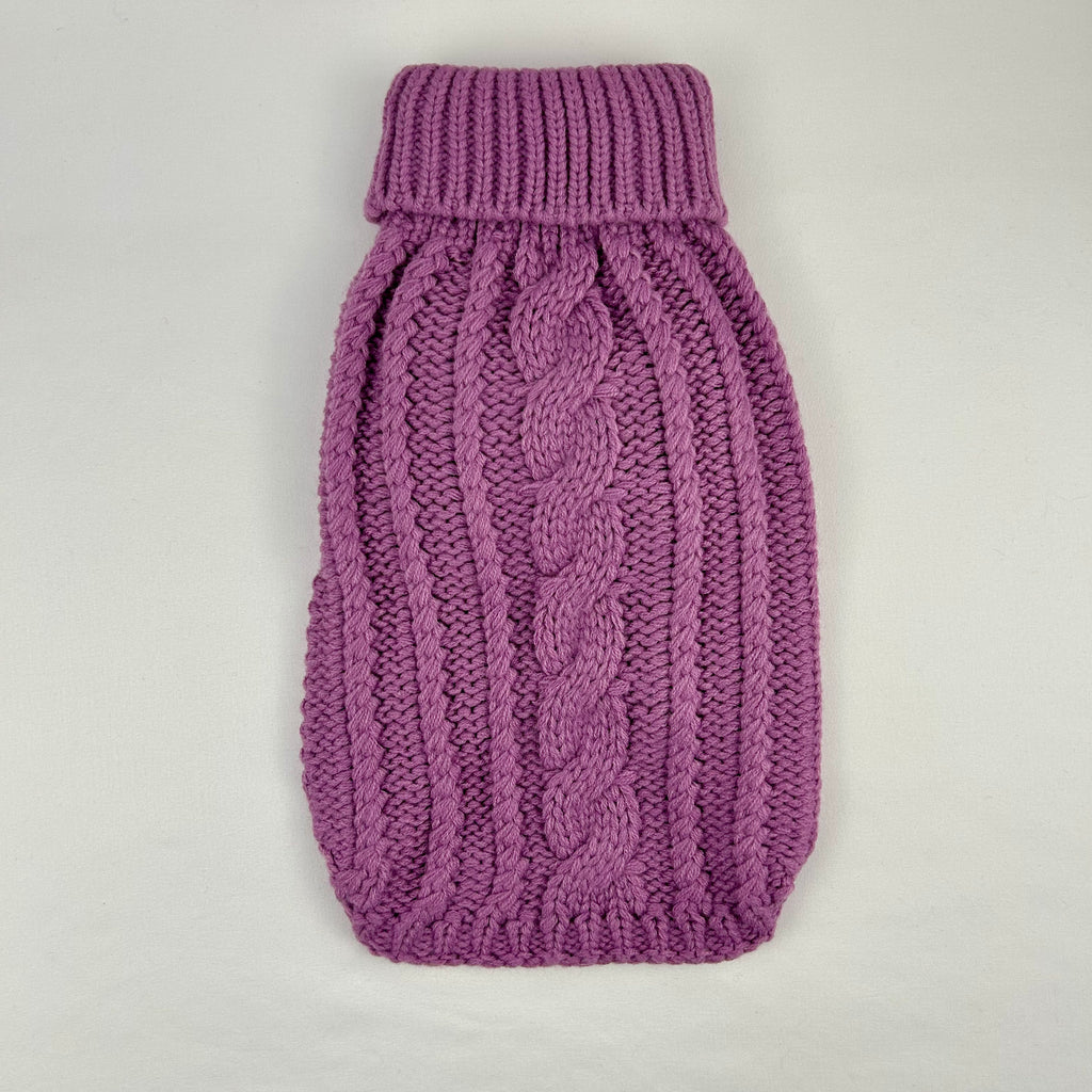 Cable Knit Dog Sweater