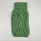 Cable Knit Dog Sweater