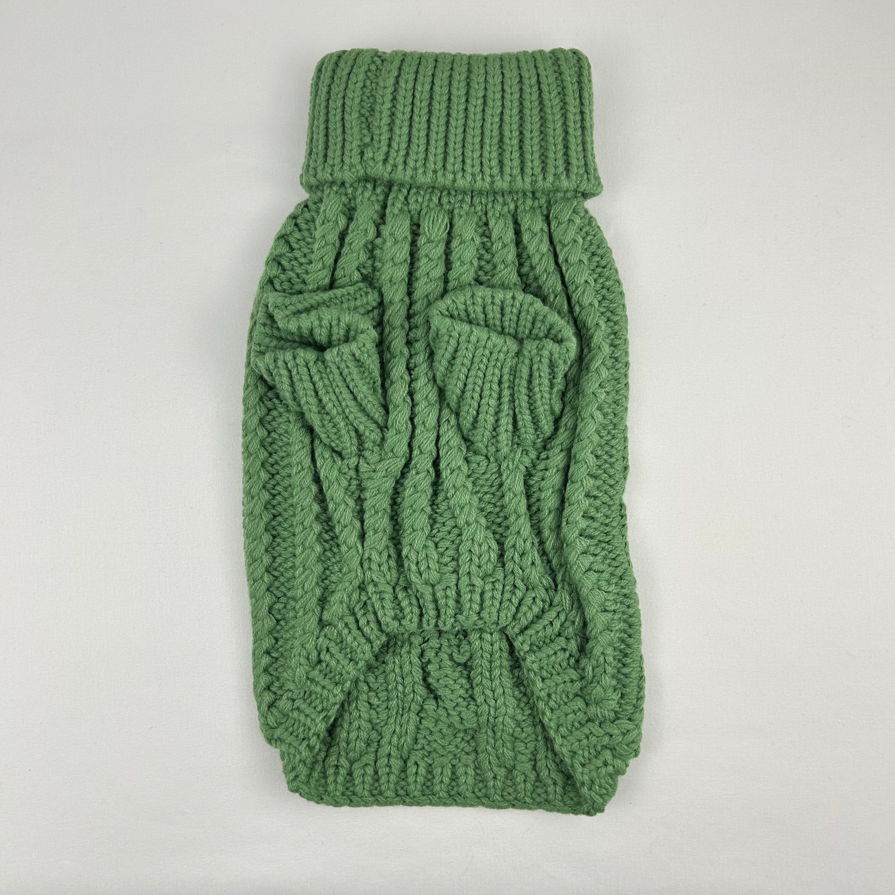 Cable Knit Dog Sweater