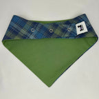 Pacific Plaid | Snap-On Bandana