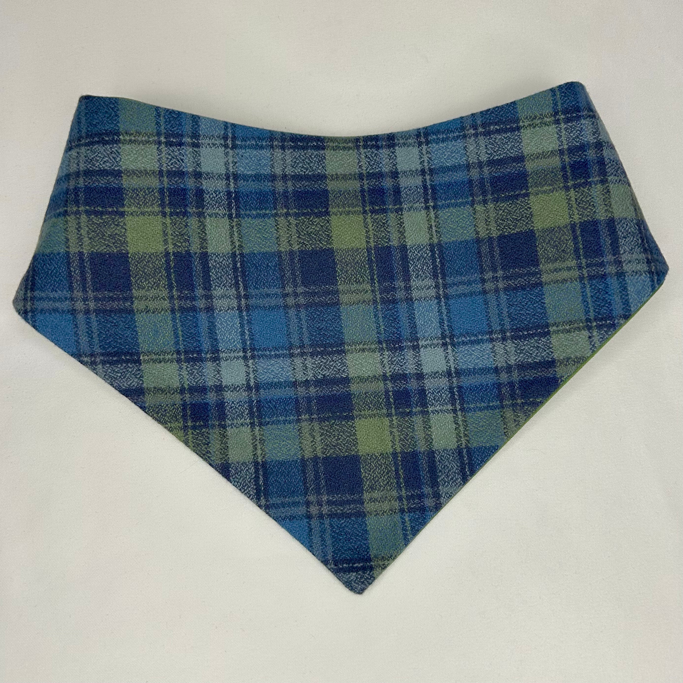 Pacific Plaid | Snap-On Bandana