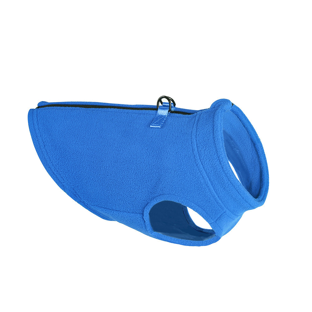 Zip-Up Fleece Dog Vest